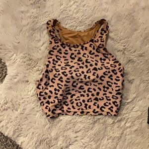 janela bay XS cheetah print swimsuit